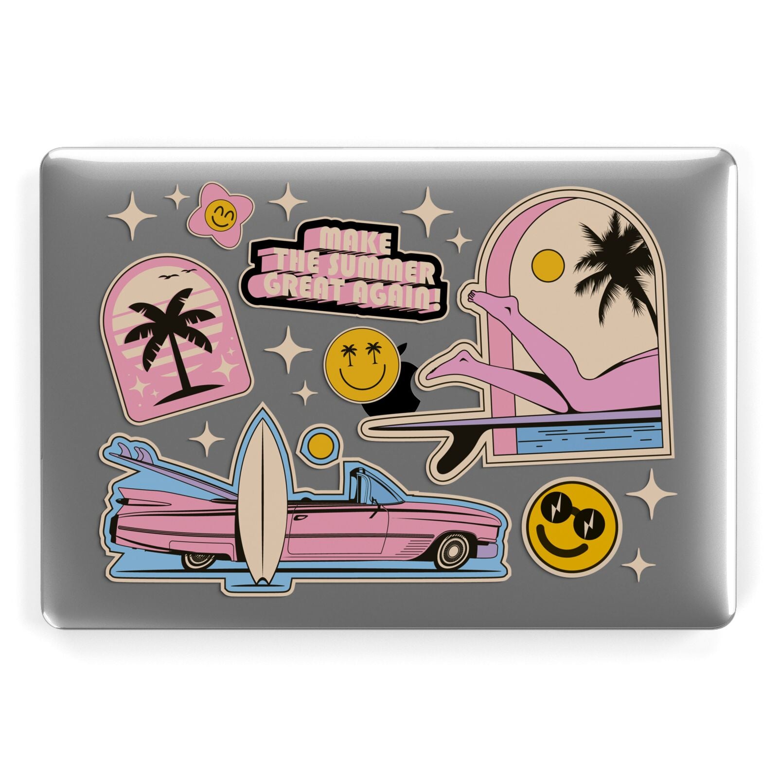 California Girl Sticker Apple MacBook Case