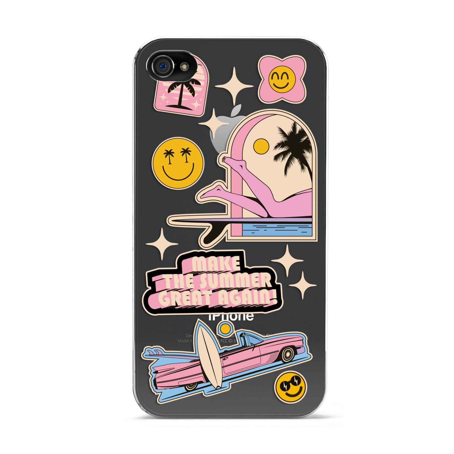 California Girl Sticker Apple iPhone 4s Case