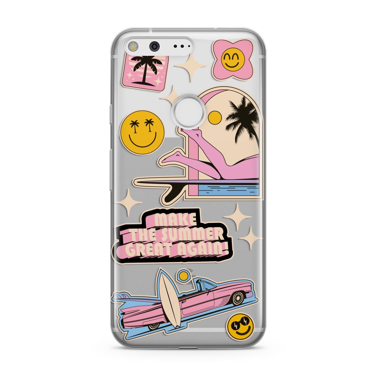 California Girl Sticker Google Pixel Case