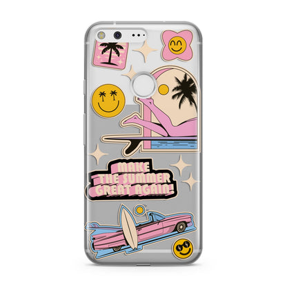 California Girl Sticker Google Pixel Case