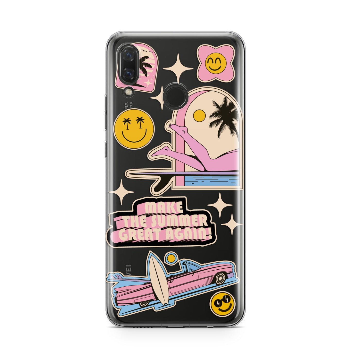 California Girl Sticker Huawei Nova 3 Phone Case