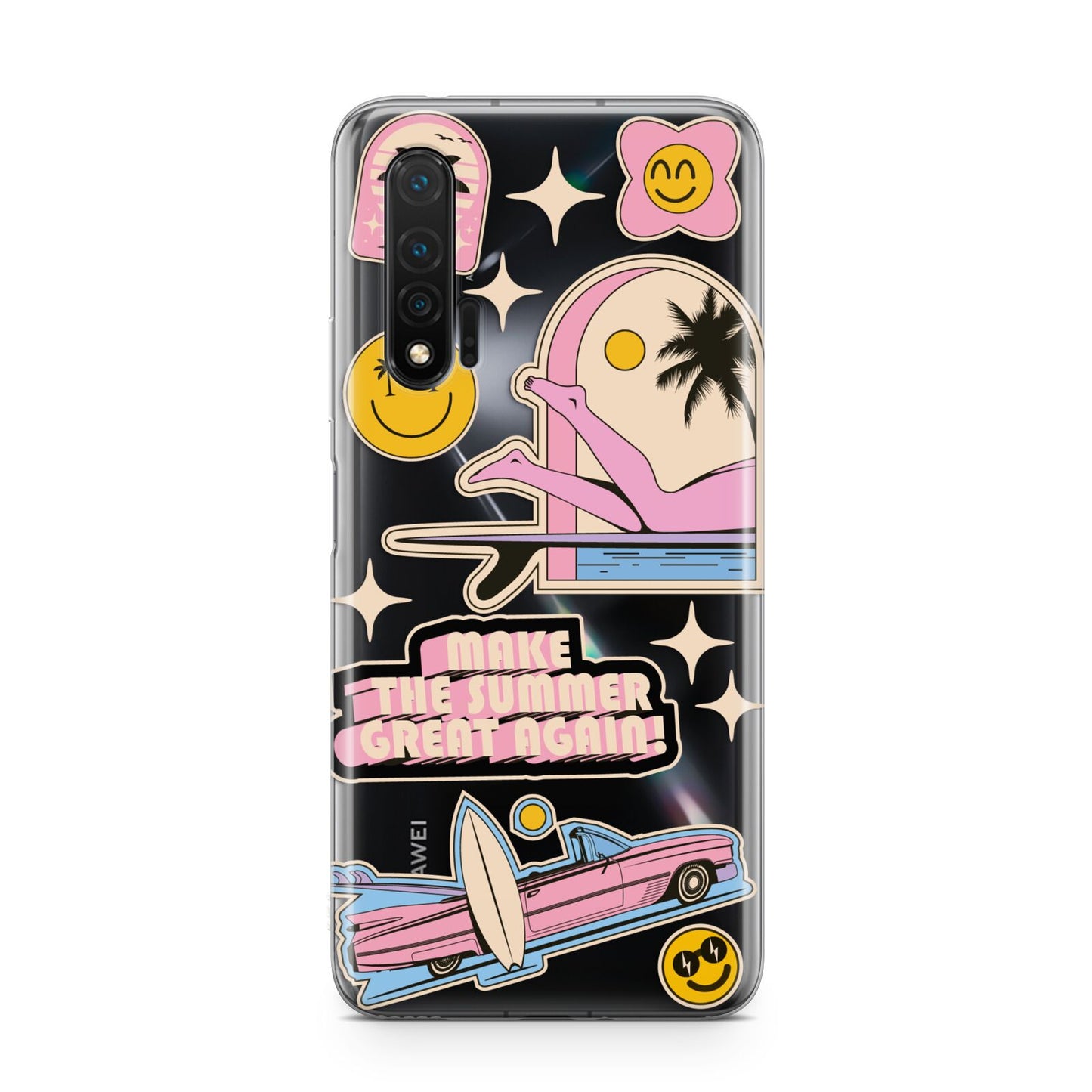 California Girl Sticker Huawei Nova 6 Phone Case