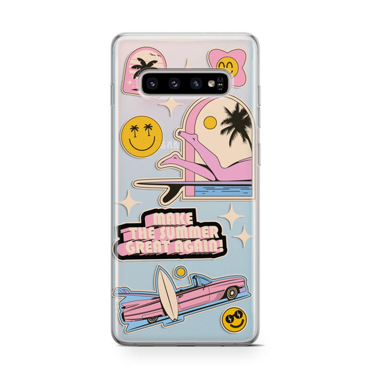 California Girl Sticker Protective Samsung Galaxy Case