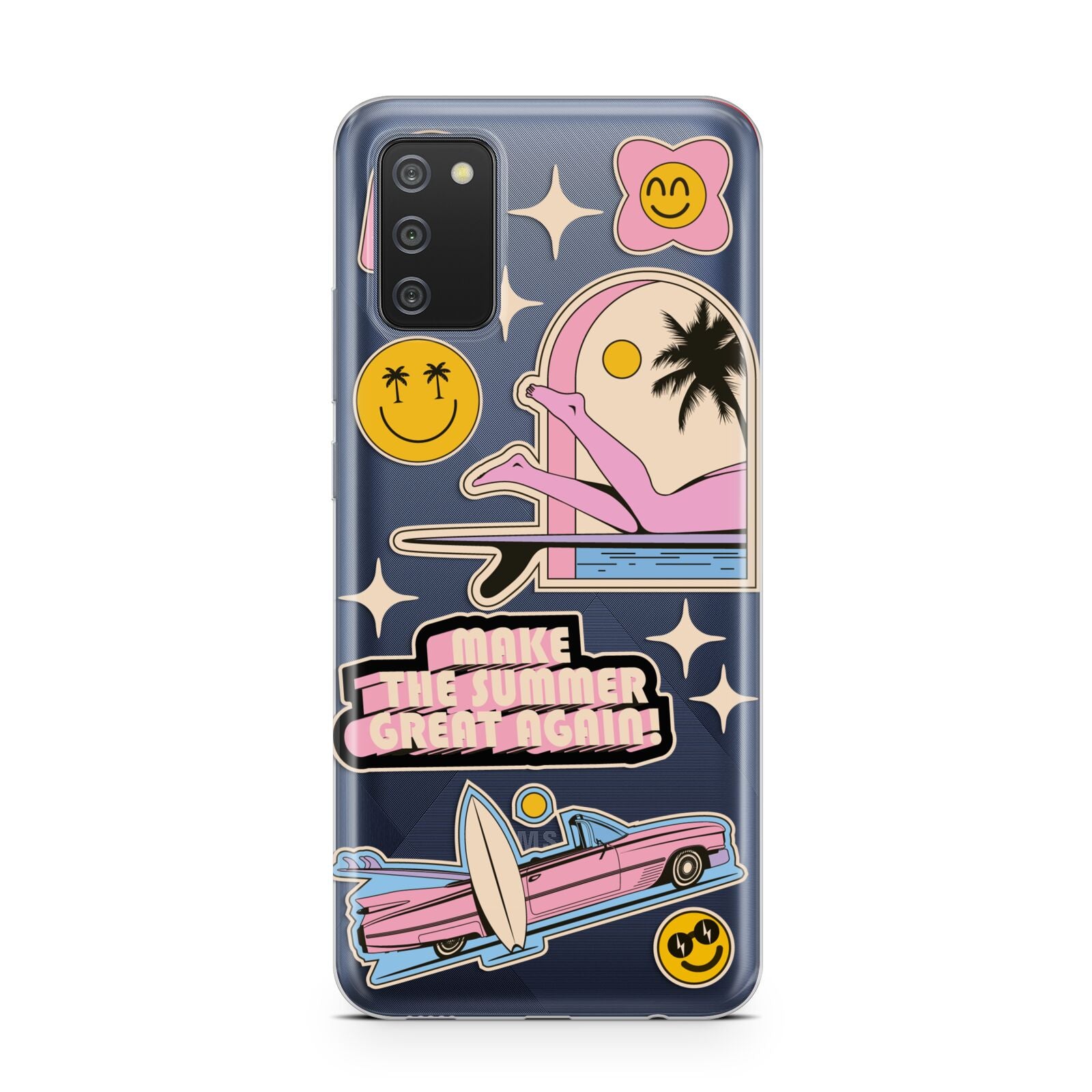 California Girl Sticker Samsung A02s Case