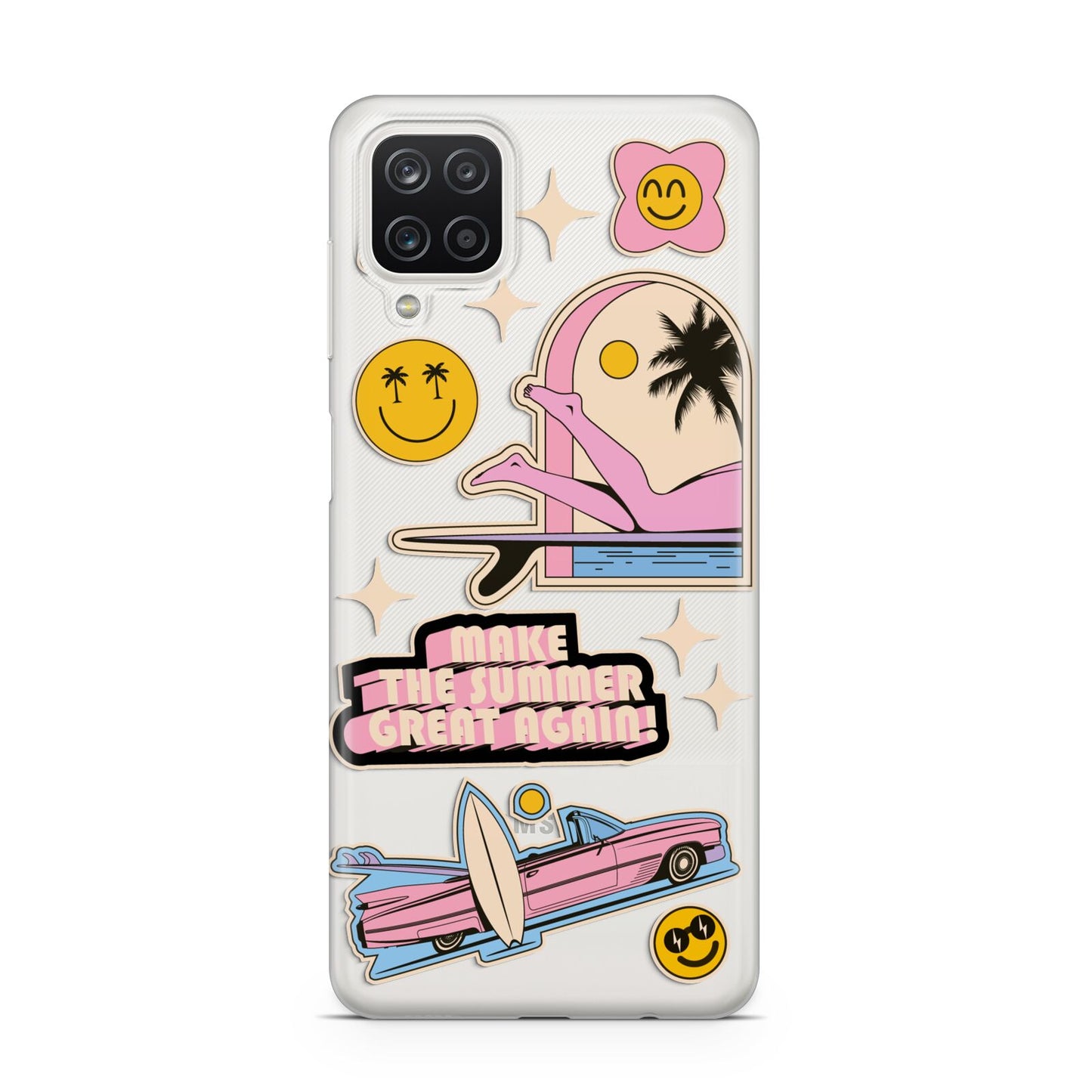 California Girl Sticker Samsung A12 Case