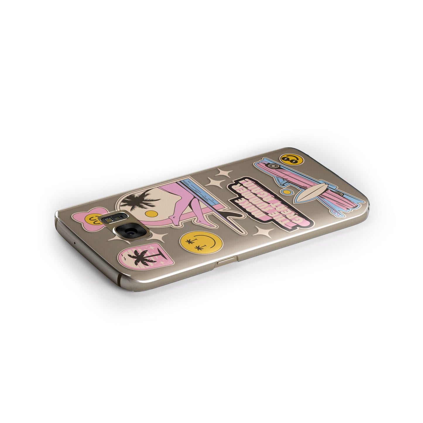 California Girl Sticker Samsung Galaxy Case Side Close Up