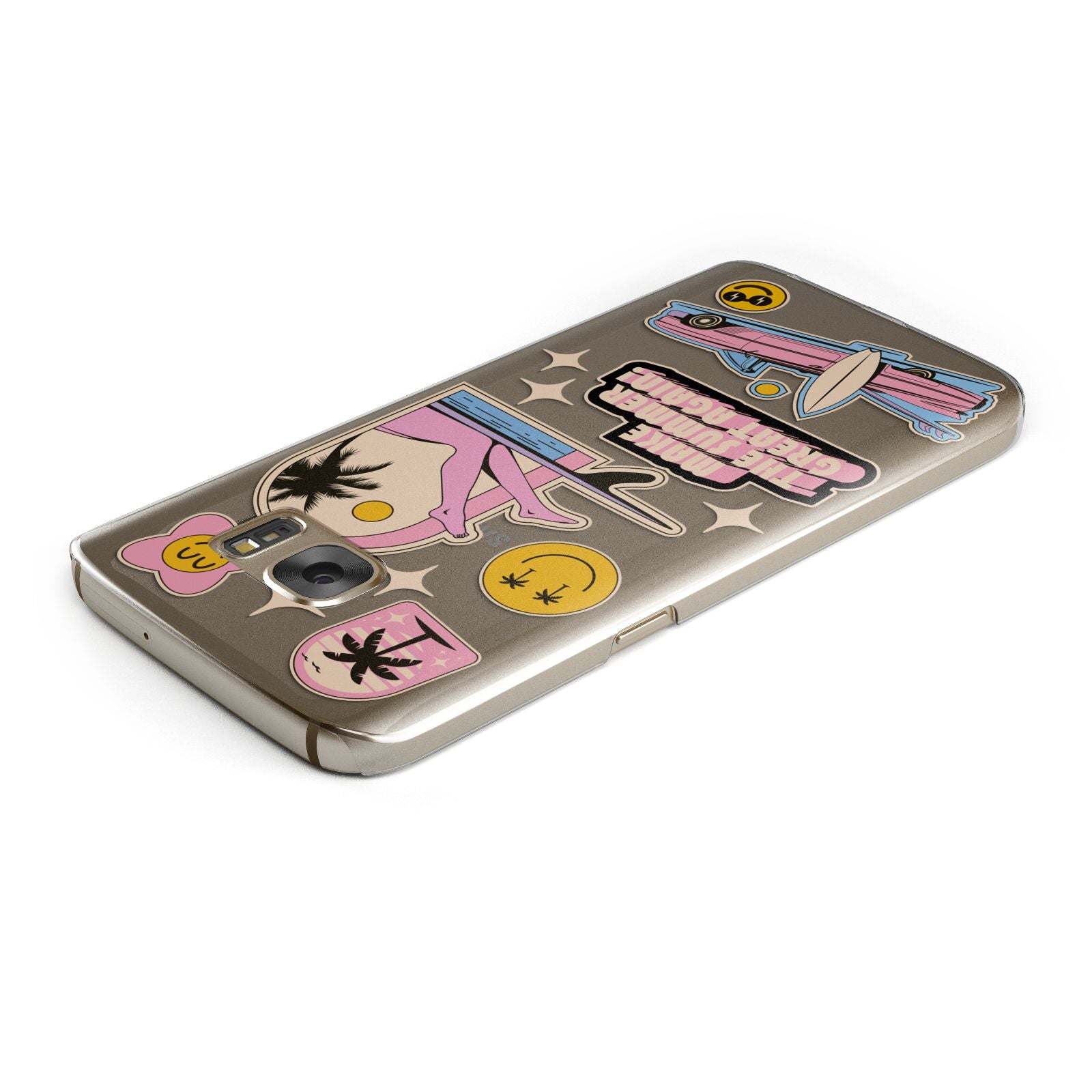 California Girl Sticker Samsung Galaxy Case Top Cutout