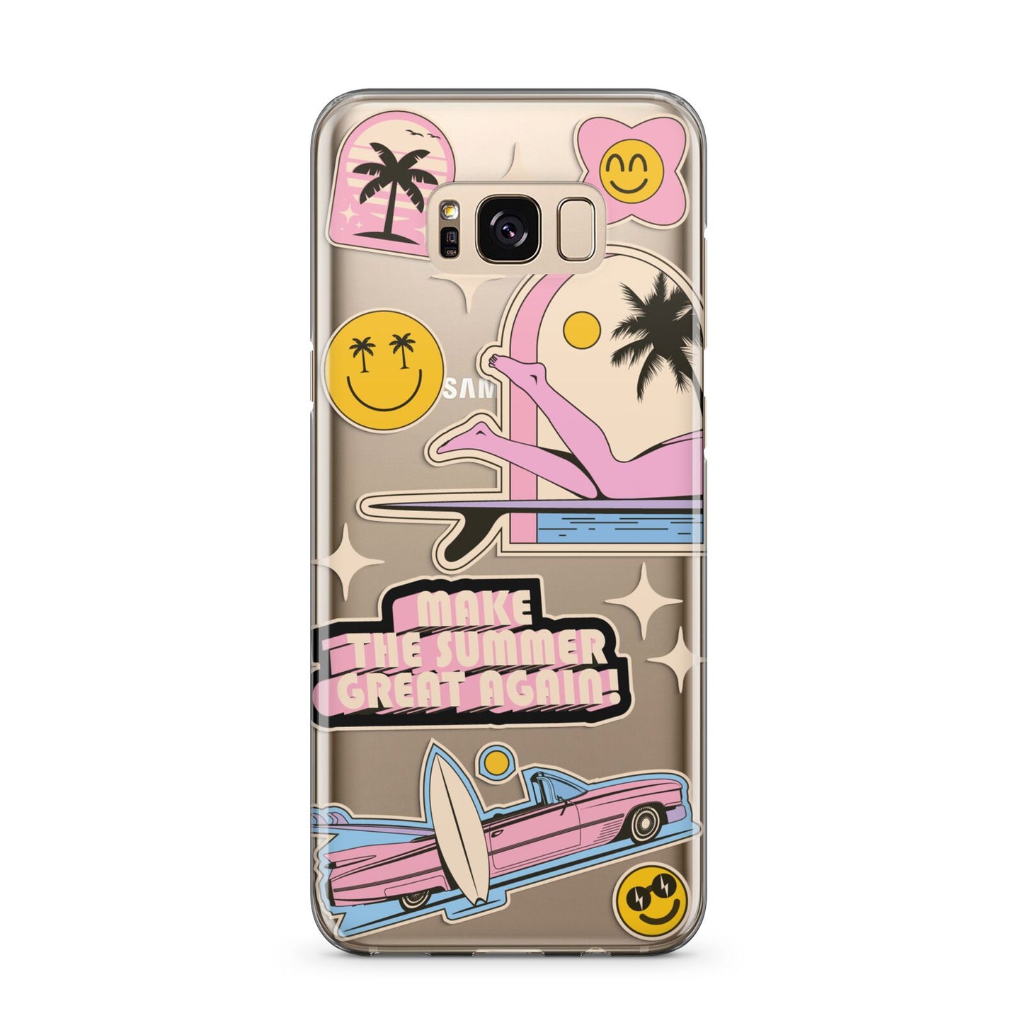 California Girl Sticker Samsung Galaxy S8 Plus Case