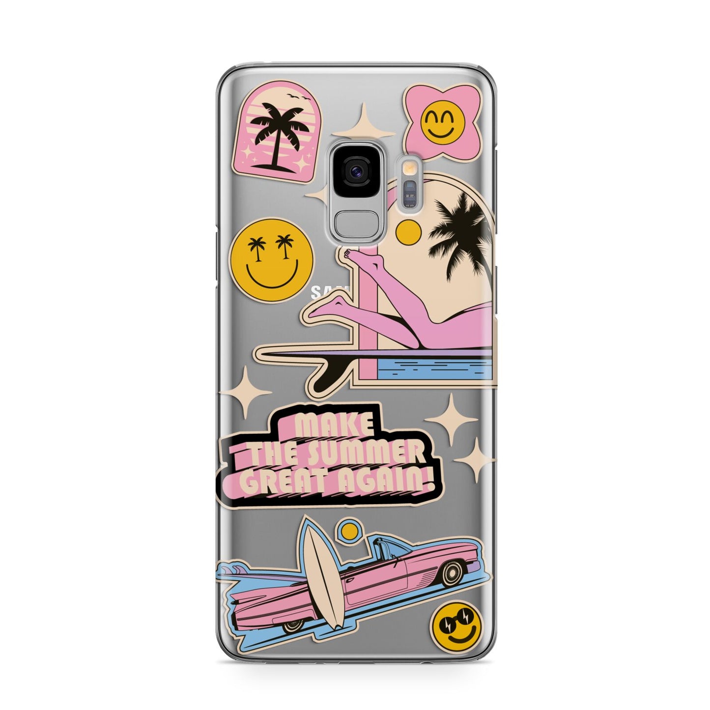 California Girl Sticker Samsung Galaxy S9 Case