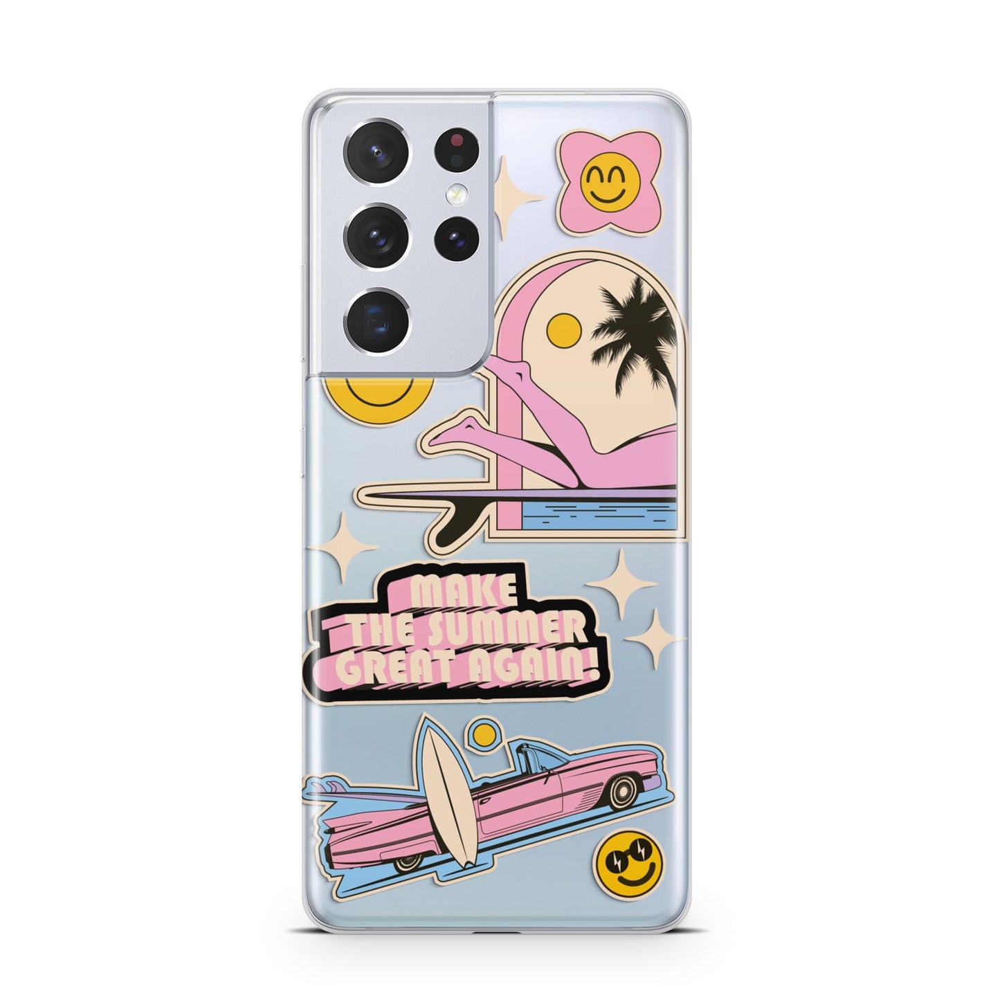 California Girl Sticker Samsung S21 Ultra Case