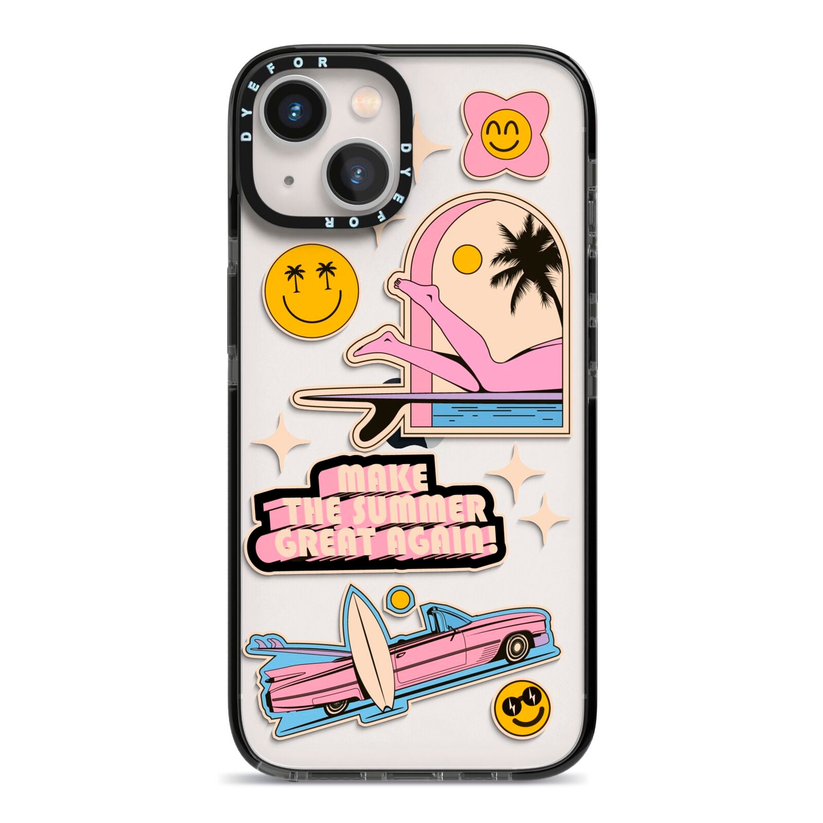 California Girl Sticker iPhone Case