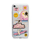 California Girl Sticker iPhone 7 Bumper Case on Silver iPhone