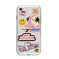 California Girl Sticker iPhone 8 Bumper Case on Silver iPhone