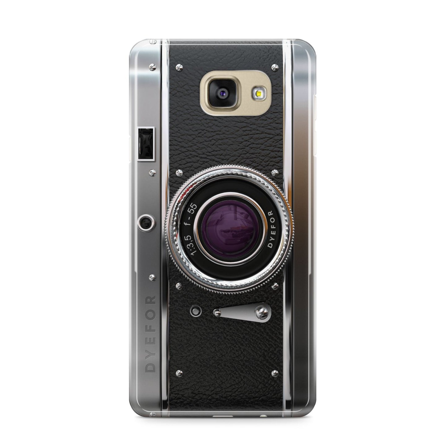 Camera Samsung Galaxy A9 2016 Case on gold phone