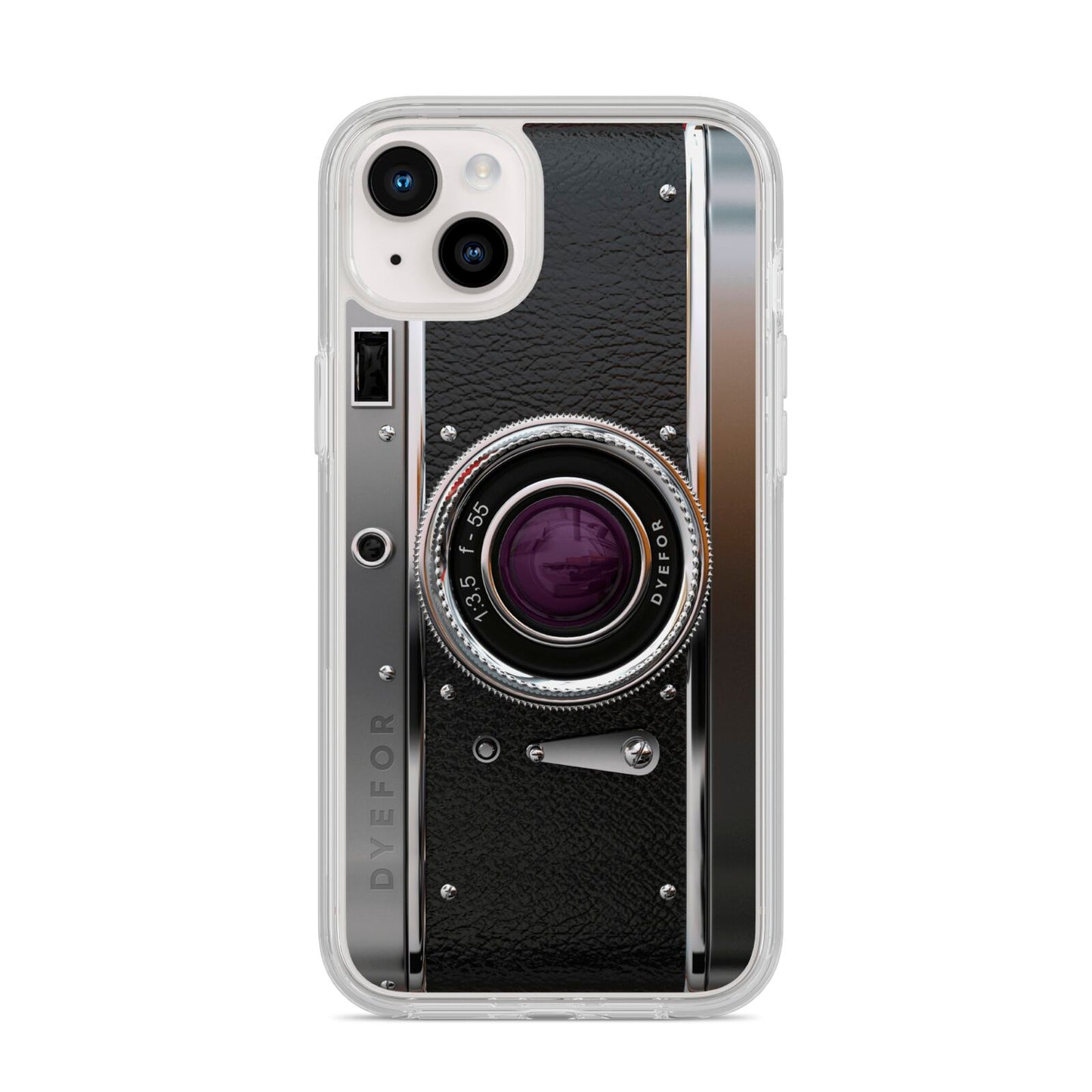 Camera iPhone 14 Plus Clear Tough Case Starlight