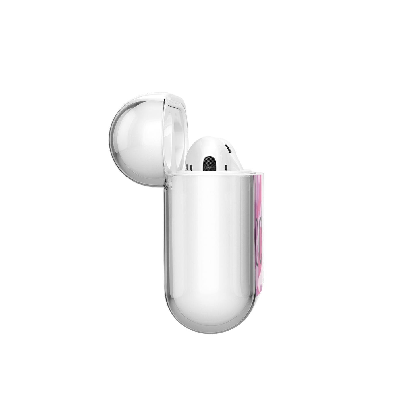 Camouflage Personalised AirPods Case Side Angle