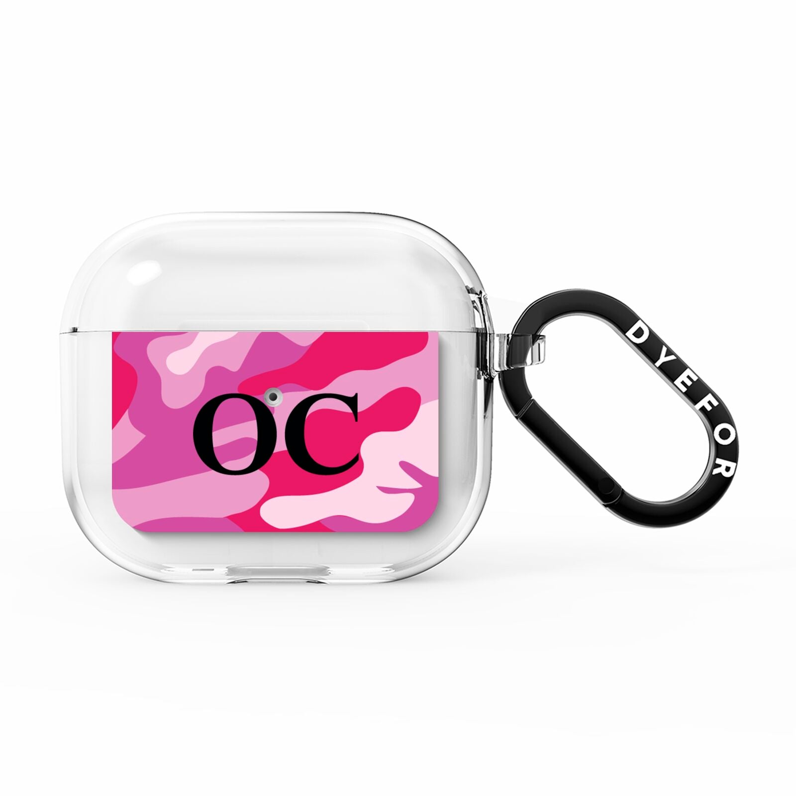 Camouflage Personalised AirPods Clear Case 3rd Gen