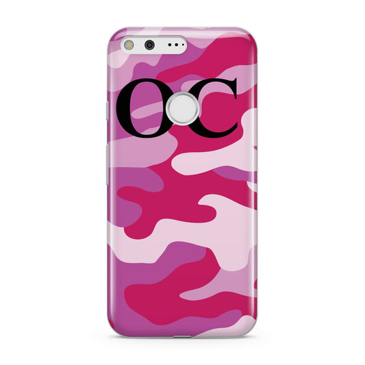 Camouflage Personalised Google Pixel Case