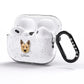 Canaan Dog Personalised AirPods Pro Glitter Case Side Image