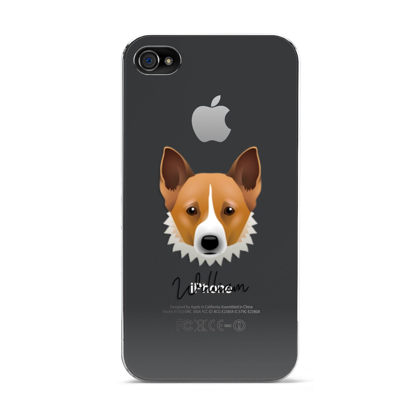 Canaan Dog Personalised Apple iPhone 4s Case