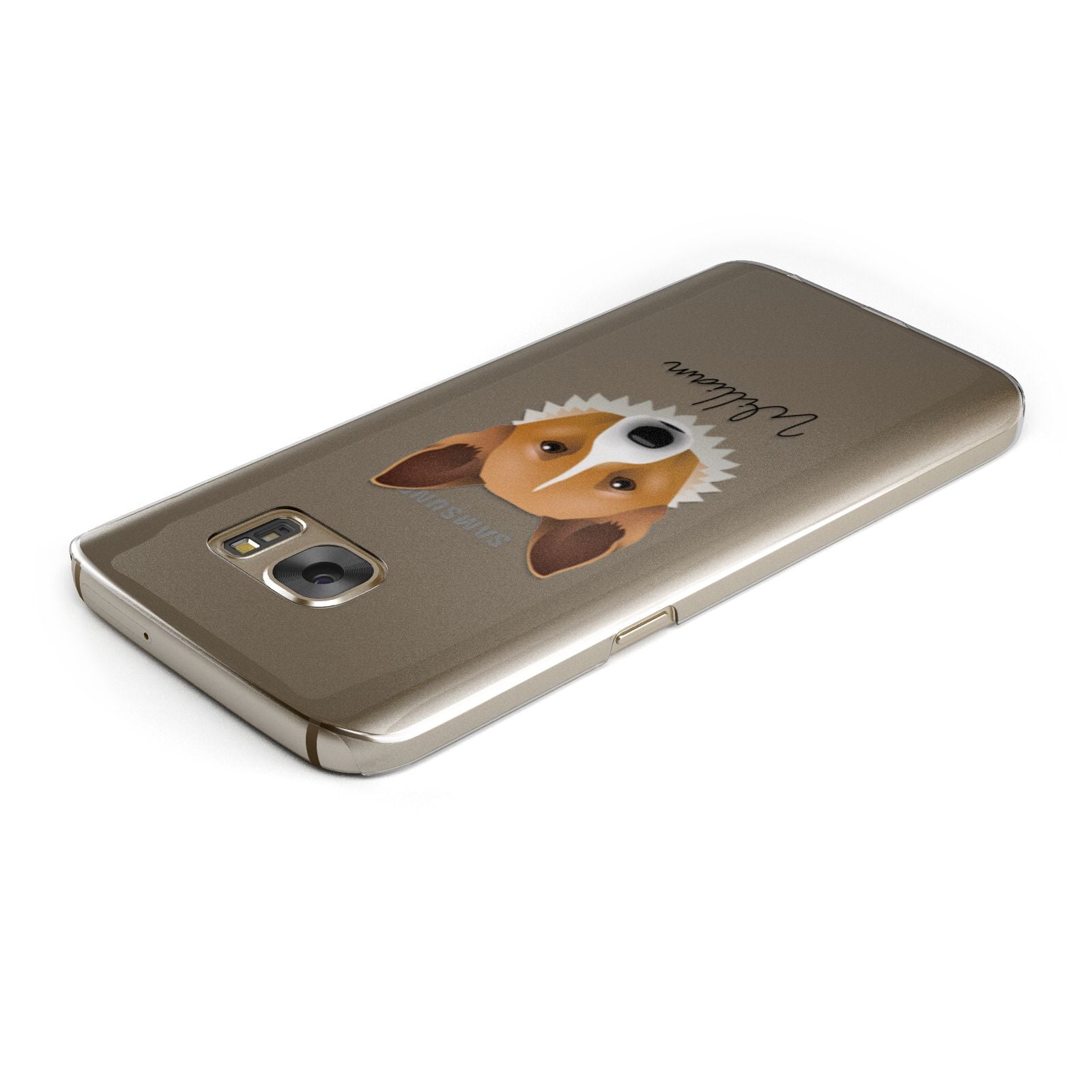 Canaan Dog Personalised Samsung Galaxy Case Top Cutout