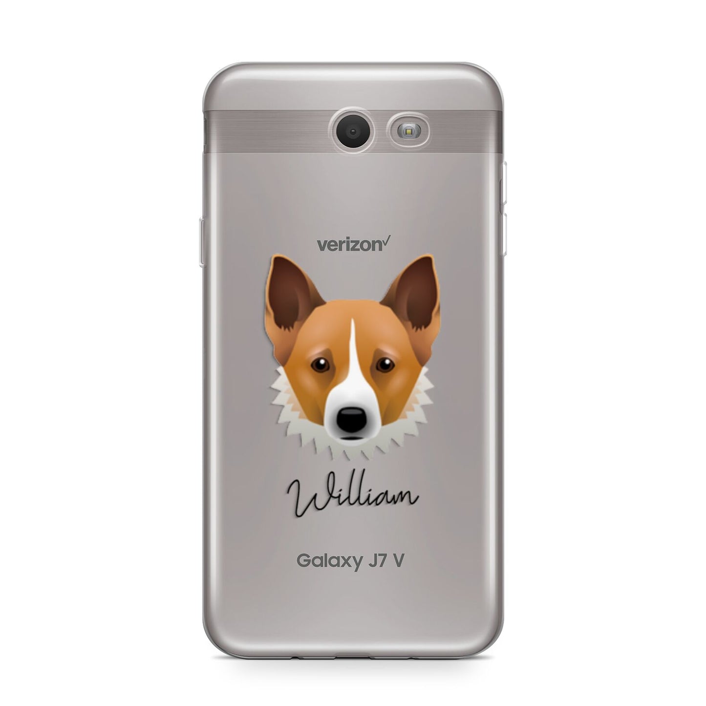 Canaan Dog Personalised Samsung Galaxy J7 2017 Case