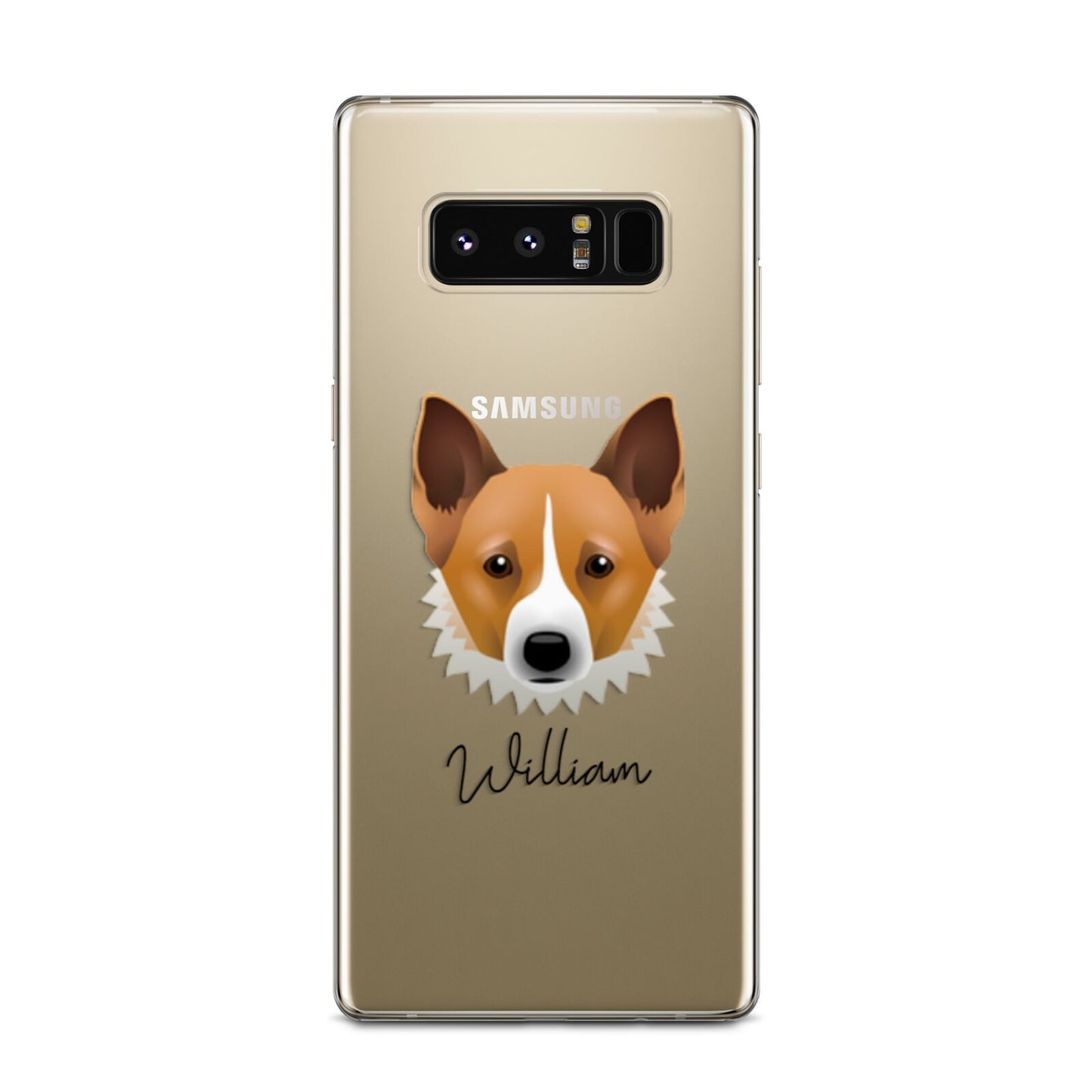 Canaan Dog Personalised Samsung Galaxy Note 8 Case