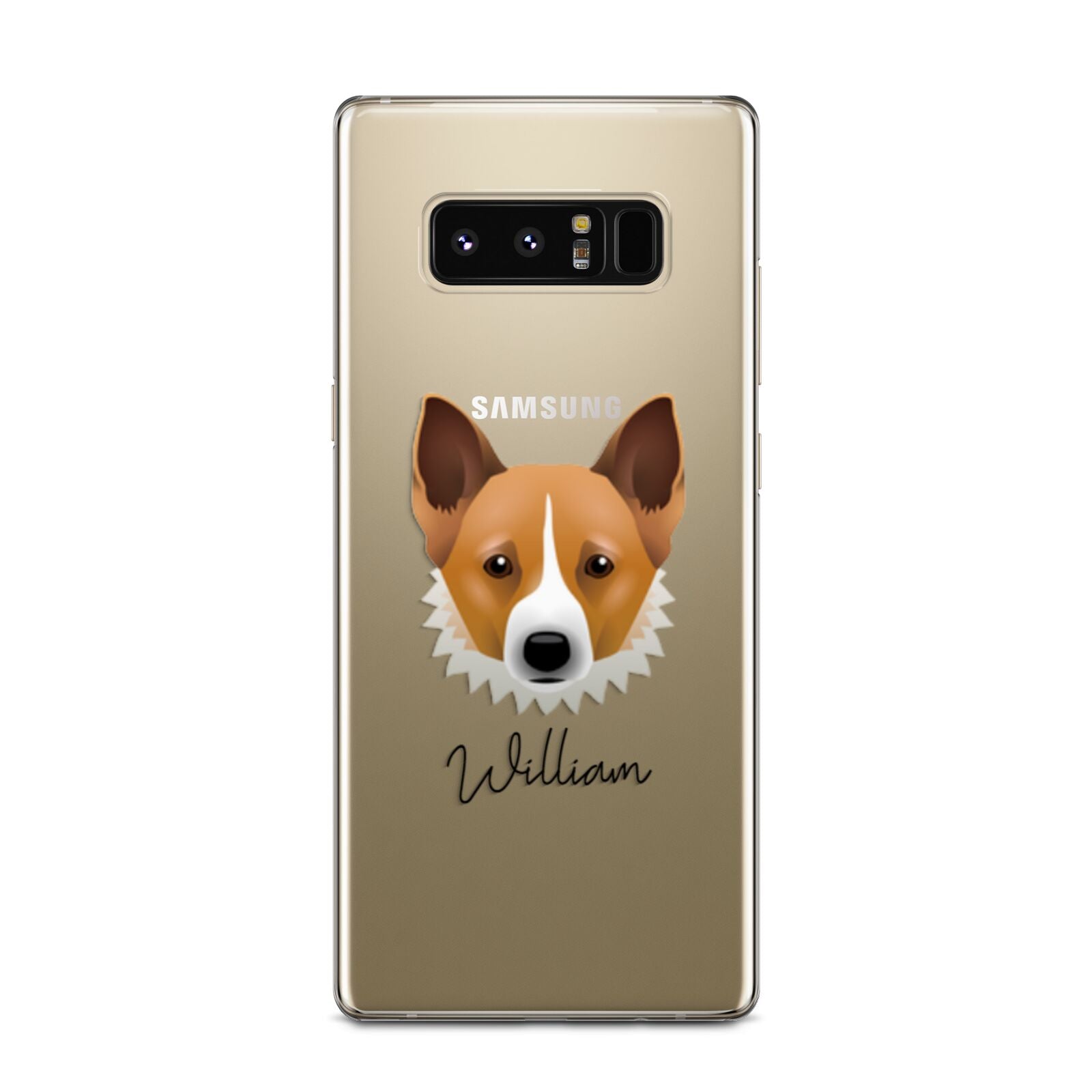 Canaan Dog Personalised Samsung Galaxy Note 8 Case