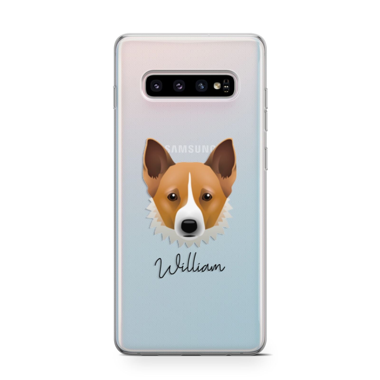 Canaan Dog Personalised Samsung Galaxy S10 Case