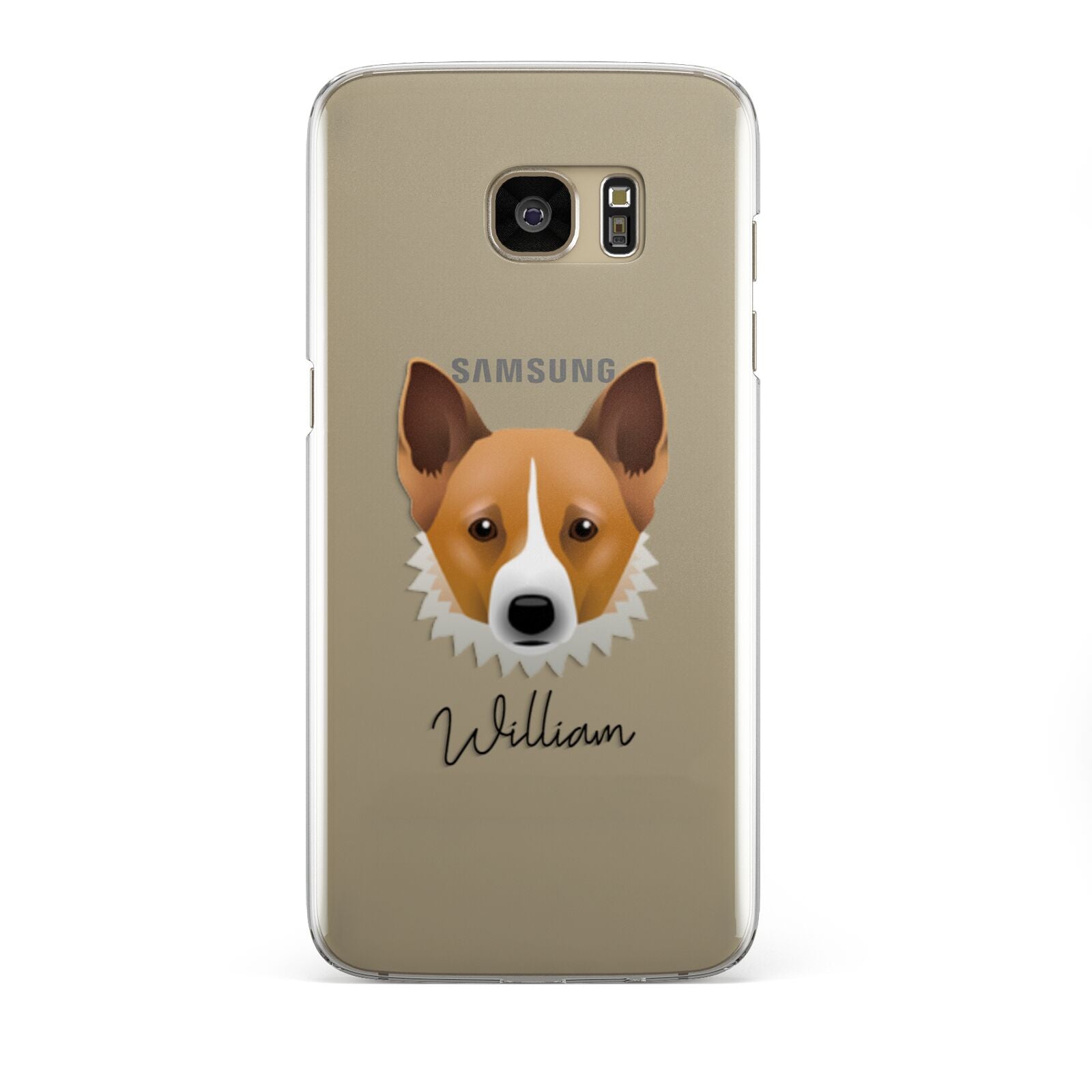 Canaan Dog Personalised Samsung Galaxy S7 Edge Case