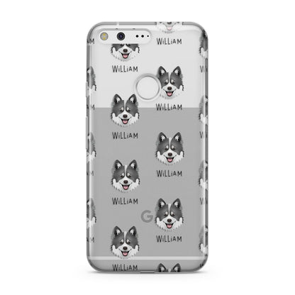 Canadian Eskimo Dog Icon with Name Google Pixel Case