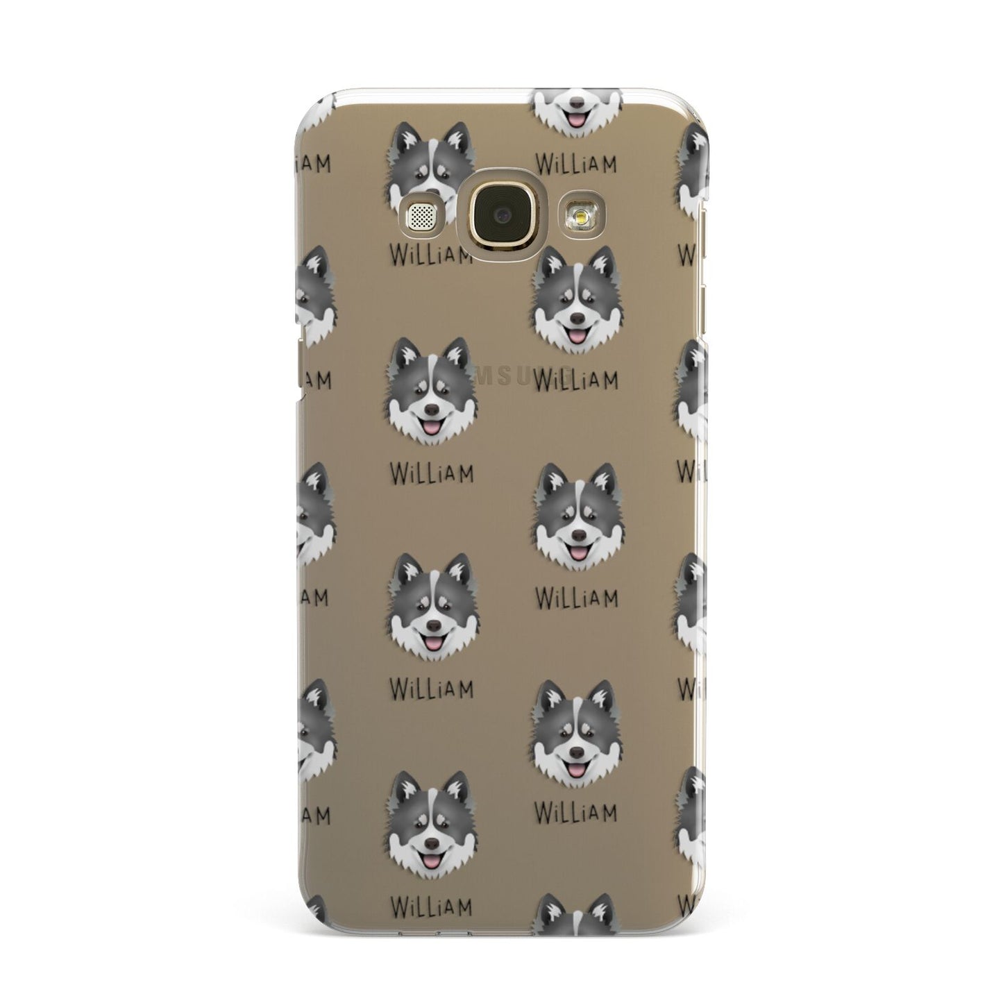 Canadian Eskimo Dog Icon with Name Samsung Galaxy A8 Case