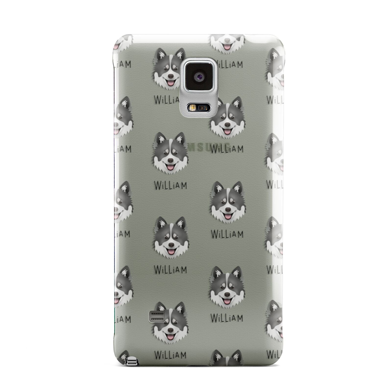 Canadian Eskimo Dog Icon with Name Samsung Galaxy Note 4 Case