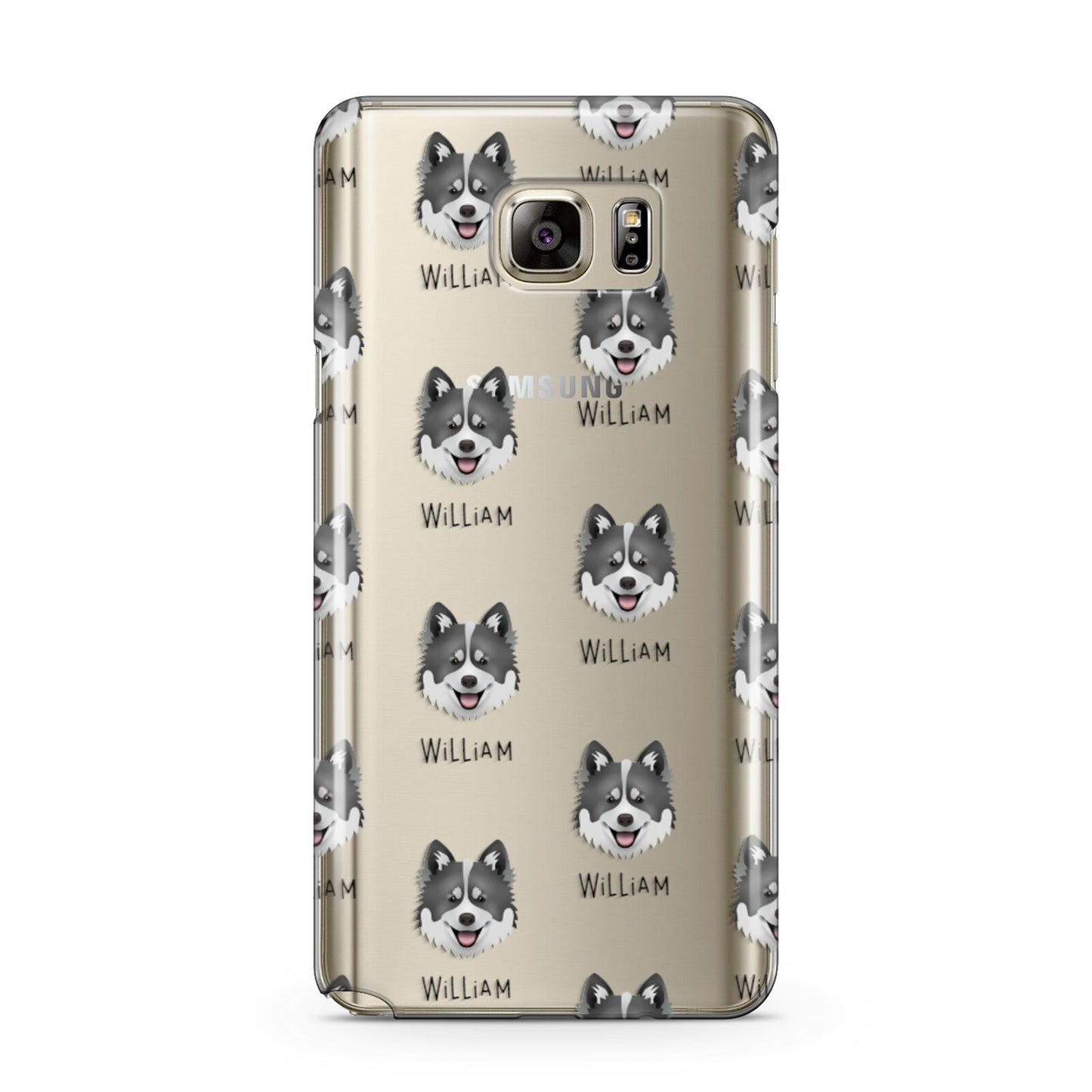 Canadian Eskimo Dog Icon with Name Samsung Galaxy Note 5 Case