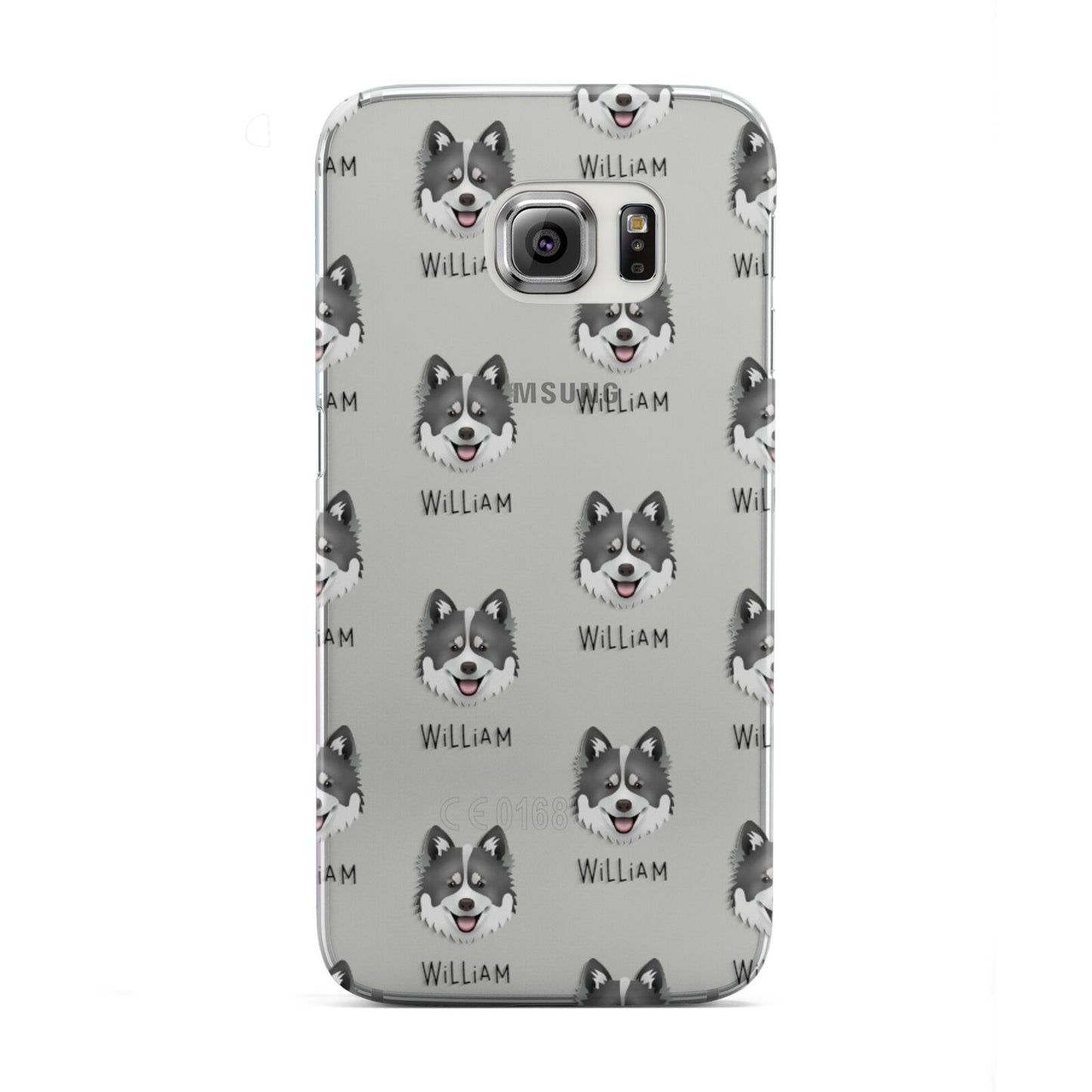 Canadian Eskimo Dog Icon with Name Samsung Galaxy S6 Edge Case