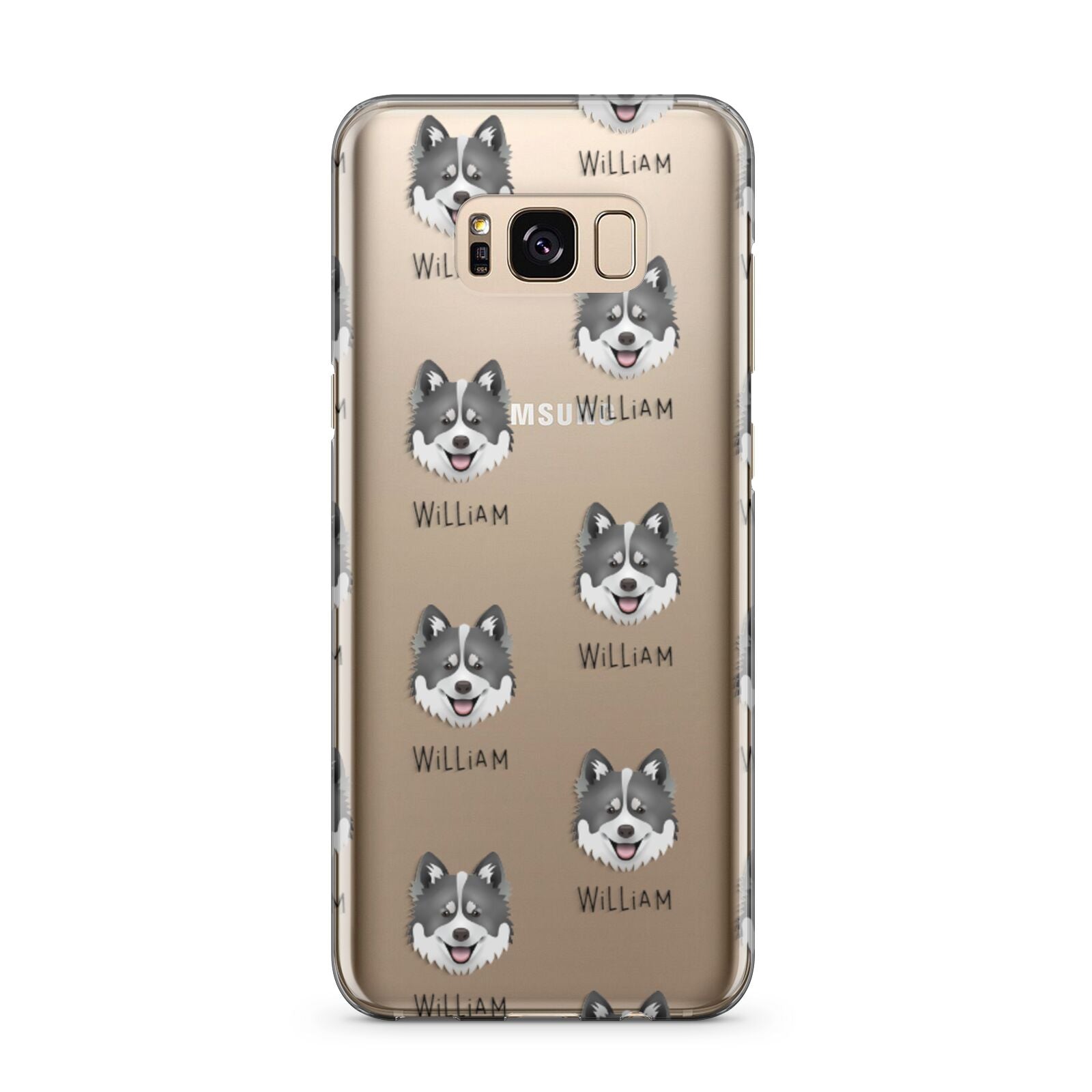 Canadian Eskimo Dog Icon with Name Samsung Galaxy S8 Plus Case