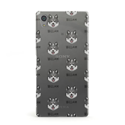 Canadian Eskimo Dog Icon with Name Sony Xperia Case