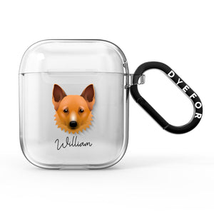 Canadian Eskimo Dog Personalised AirPods Case