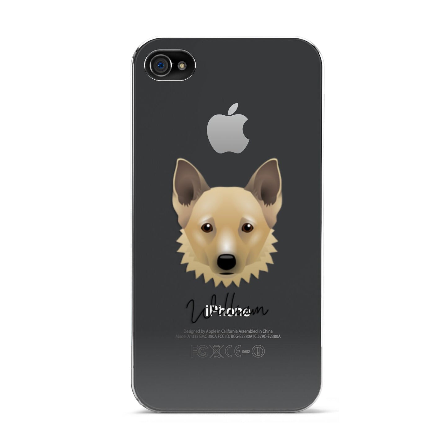 Canadian Eskimo Dog Personalised Apple iPhone 4s Case