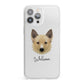 Canadian Eskimo Dog Personalised iPhone 13 Pro Max Clear Bumper Case