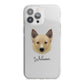 Canadian Eskimo Dog Personalised iPhone 13 Pro Max TPU Impact Case with White Edges