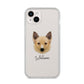 Canadian Eskimo Dog Personalised iPhone 14 Plus Clear Tough Case Starlight