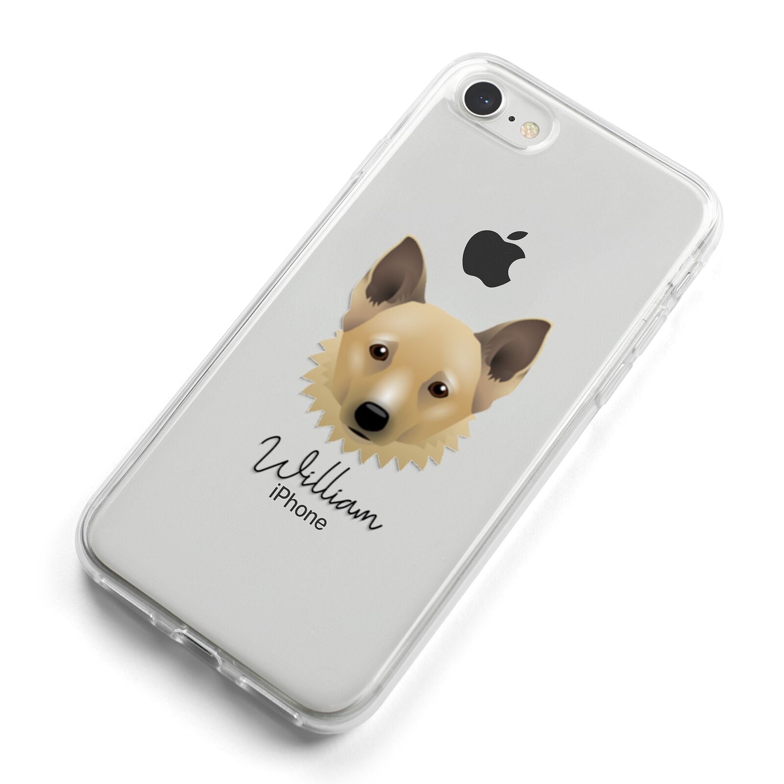Canadian Eskimo Dog Personalised iPhone 8 Bumper Case on Silver iPhone Alternative Image