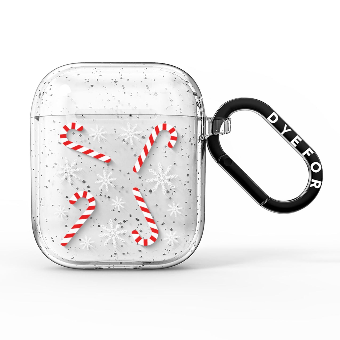 Candy Cane AirPods Glitter Case