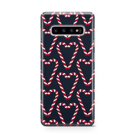 Candy Cane Pattern Protective Samsung Galaxy Case