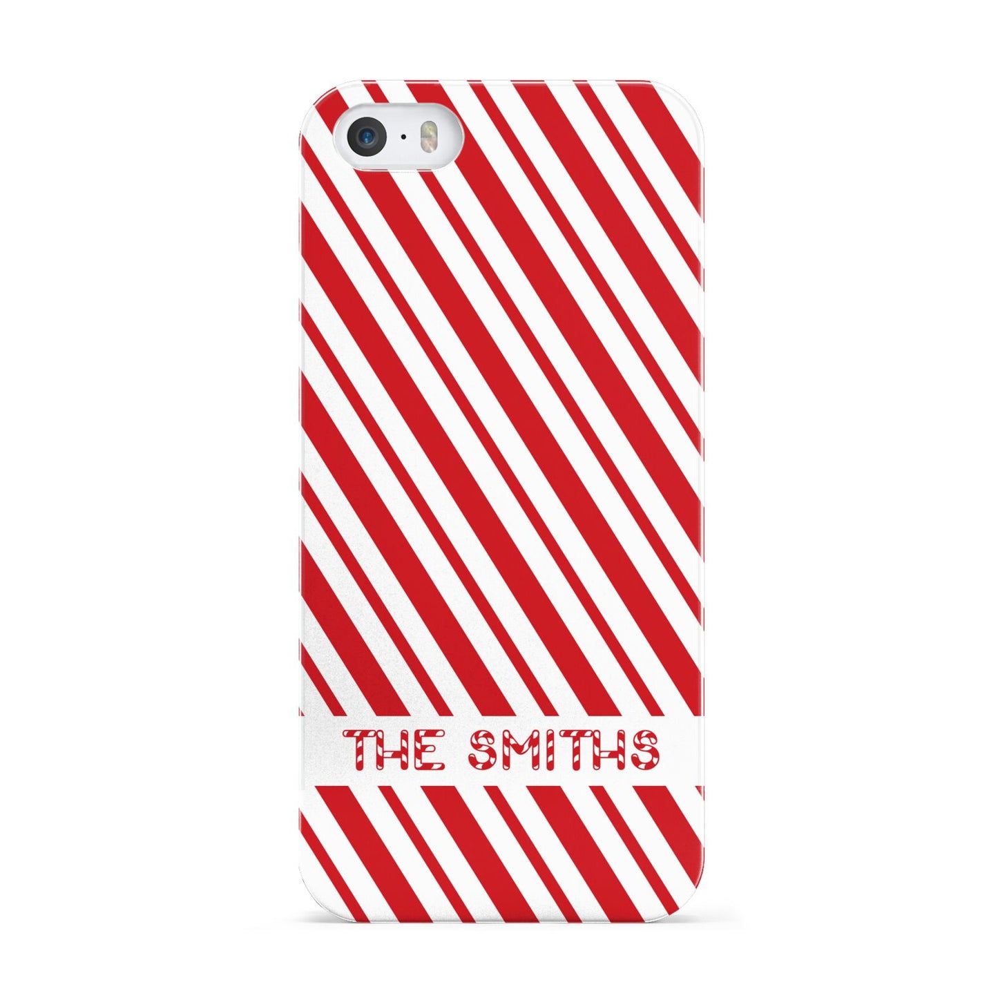 Candy Cane Personalised Apple iPhone 5 Case