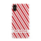 Candy Cane Personalised Apple iPhone XS 3D Snap Case