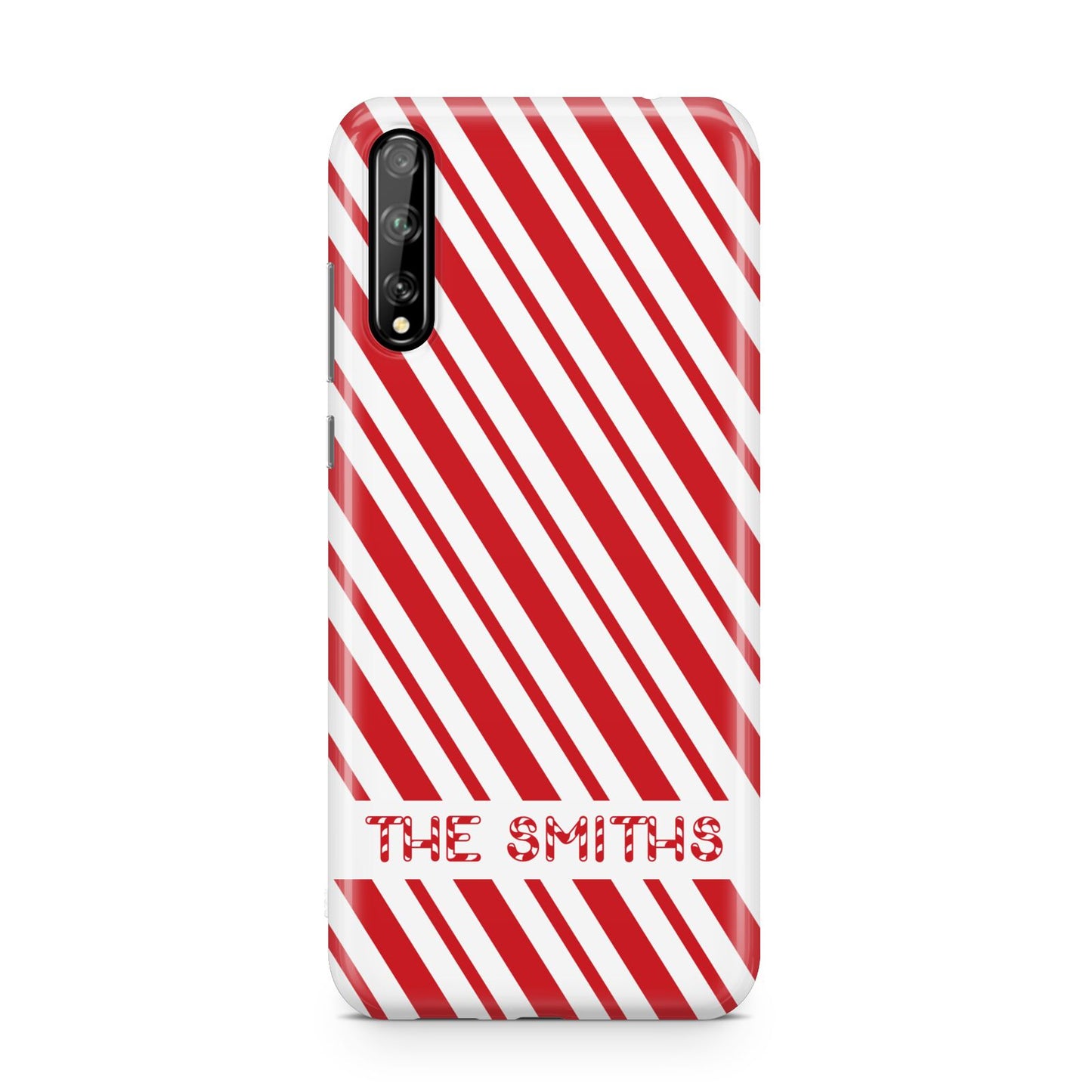 Candy Cane Personalised Huawei Enjoy 10s Phone Case