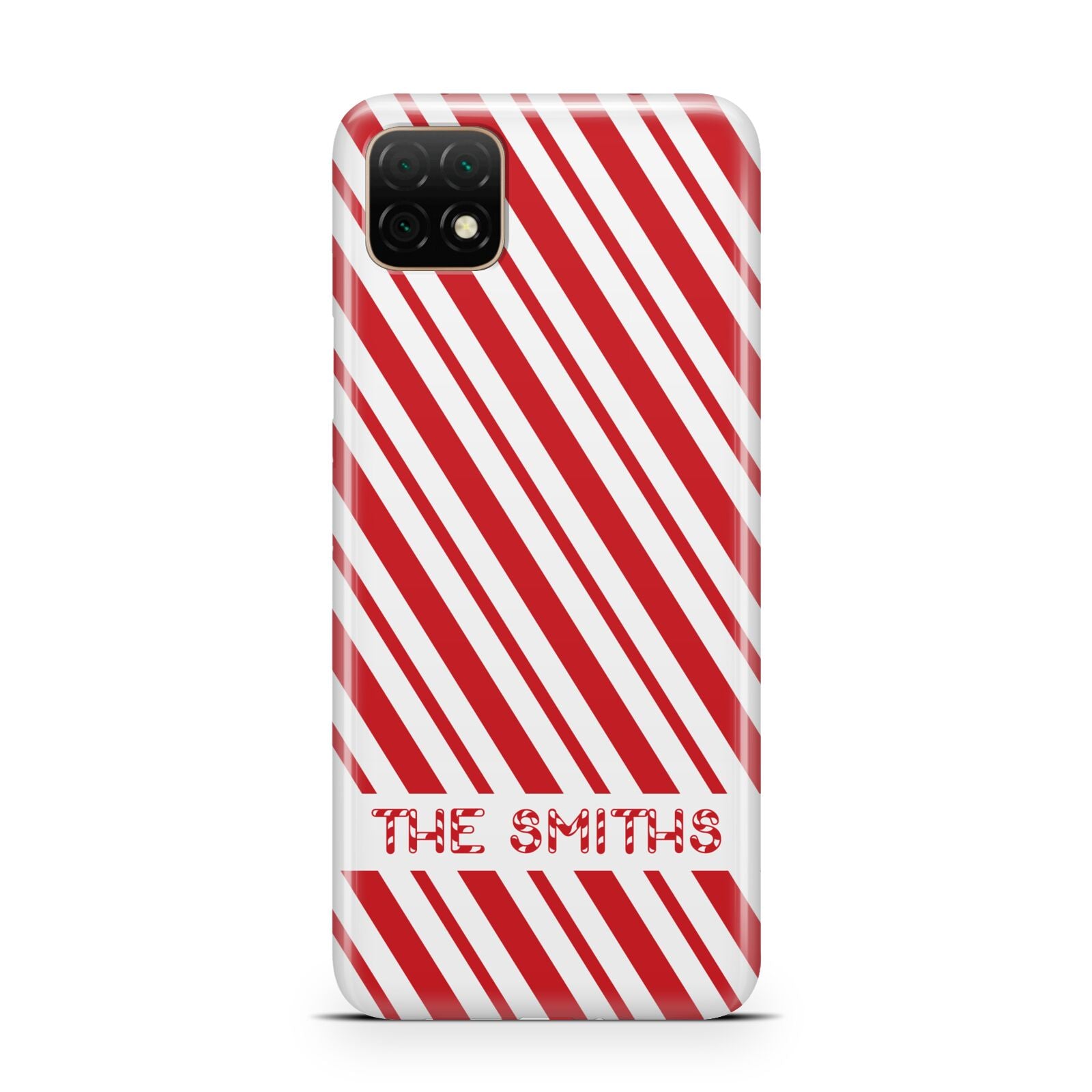 Candy Cane Personalised Huawei Enjoy 20 Phone Case