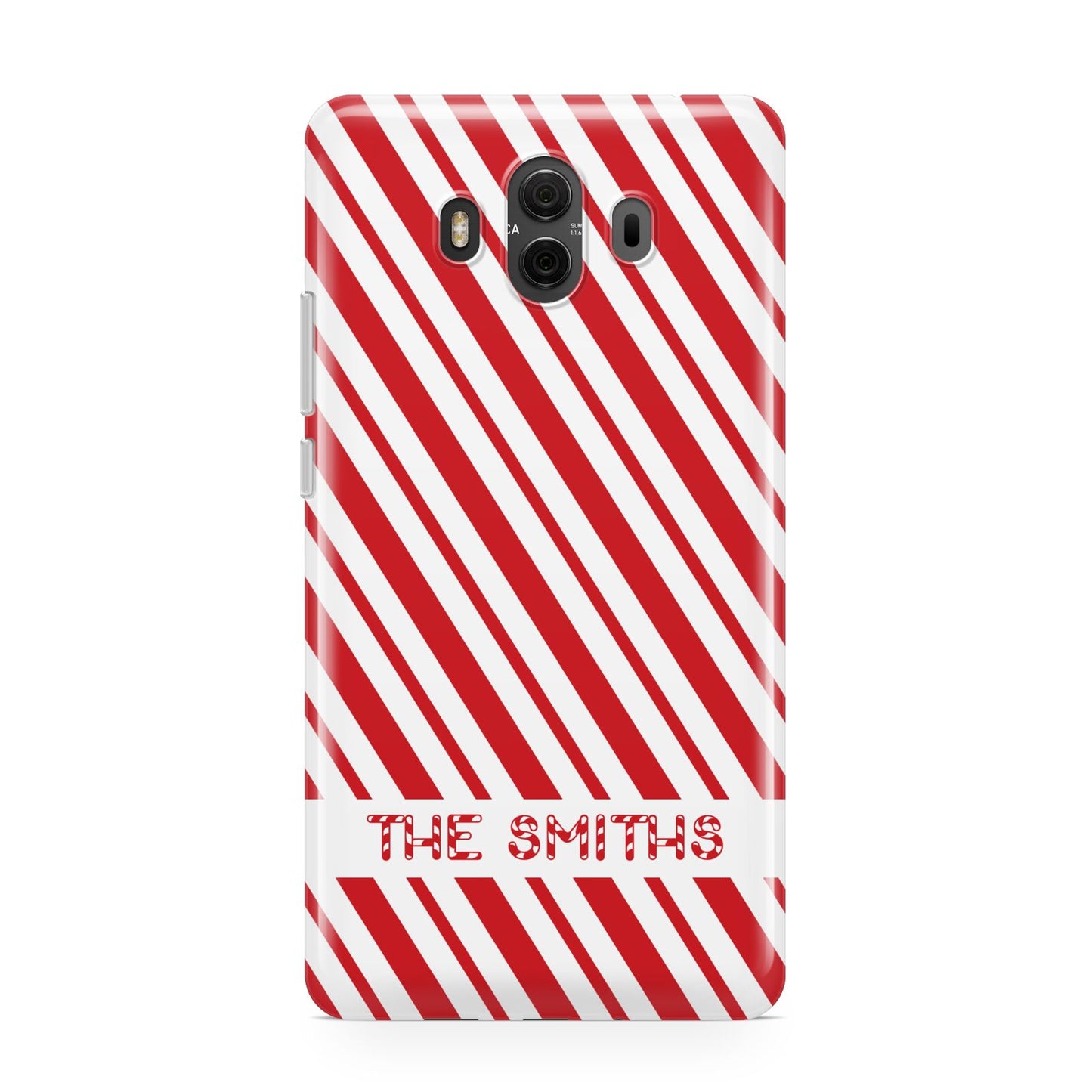 Candy Cane Personalised Huawei Mate 10 Protective Phone Case